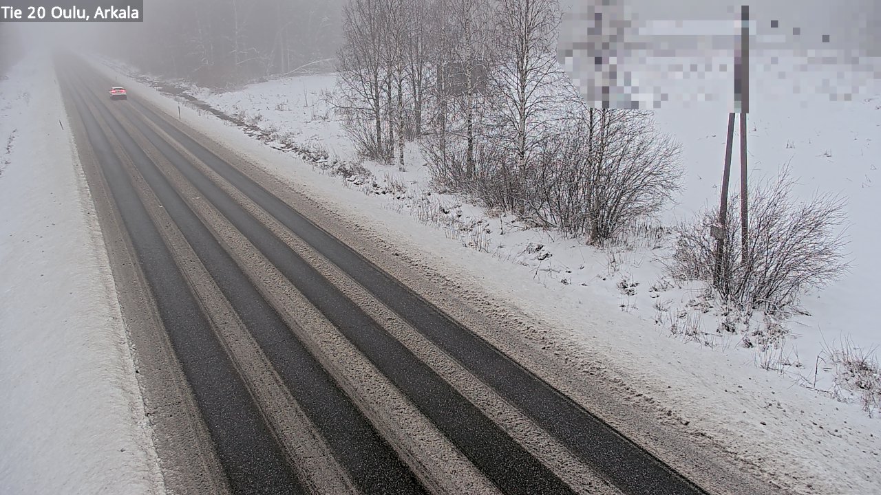 Weather Camera Image Road 20 Oulu, Arkala, Oulu, Pohjois-Pohjanmaa