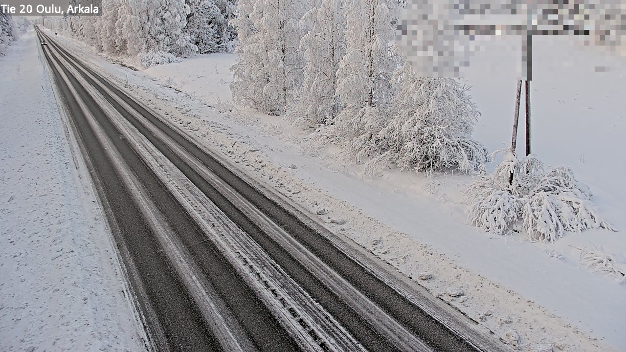 Weather Camera Image Road 20 Oulu, Arkala, Oulu, Pohjois-Pohjanmaa