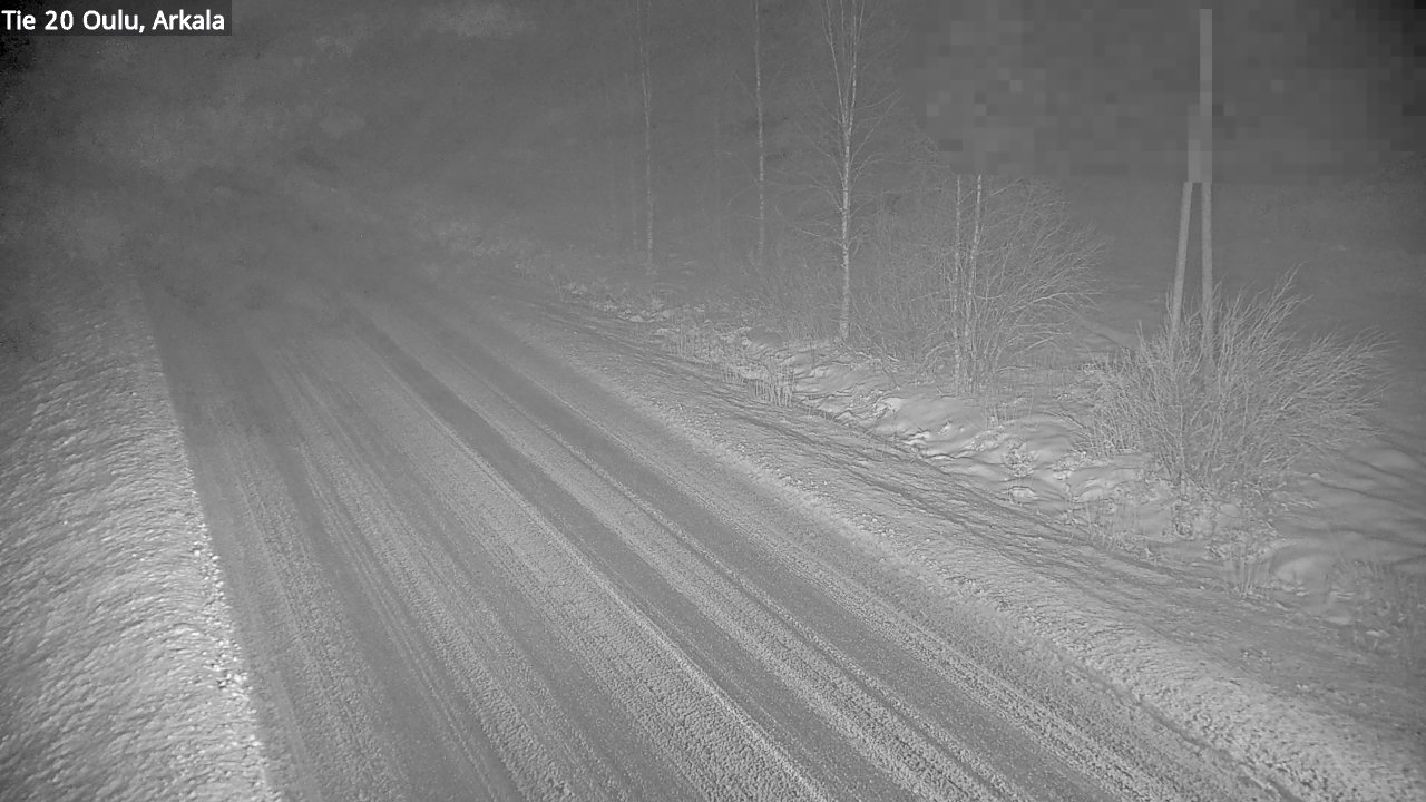 Weather Camera Image Road 20 Oulu, Arkala, Oulu, Pohjois-Pohjanmaa