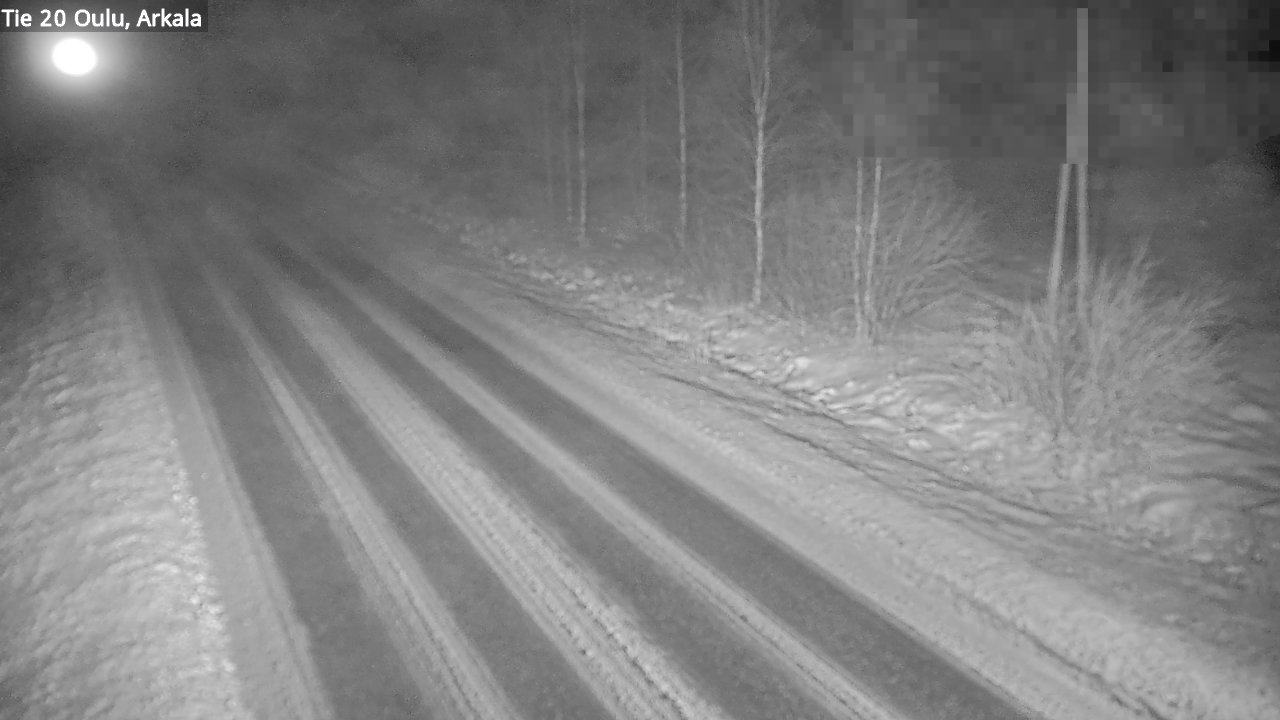 Weather Camera Image Väg 20 Oulu, Arkala, Oulu, Pohjois-Pohjanmaa