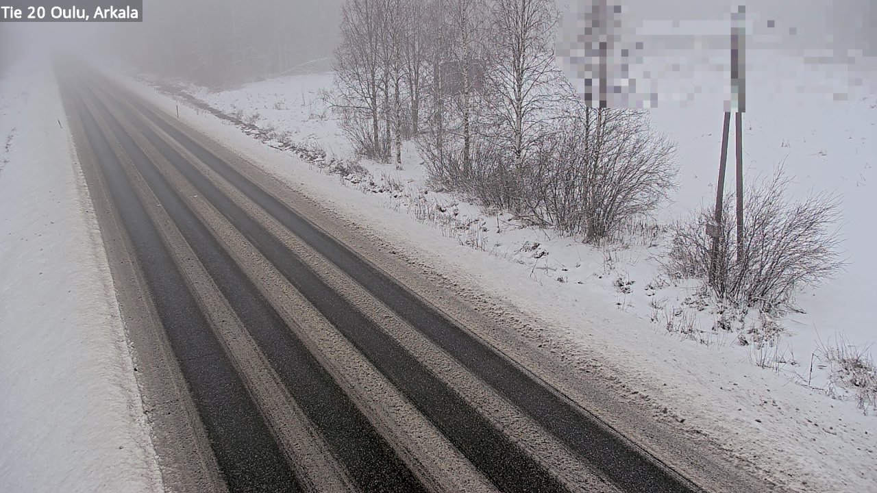 Weather Camera Image Road 20 Oulu, Arkala, Oulu, Pohjois-Pohjanmaa