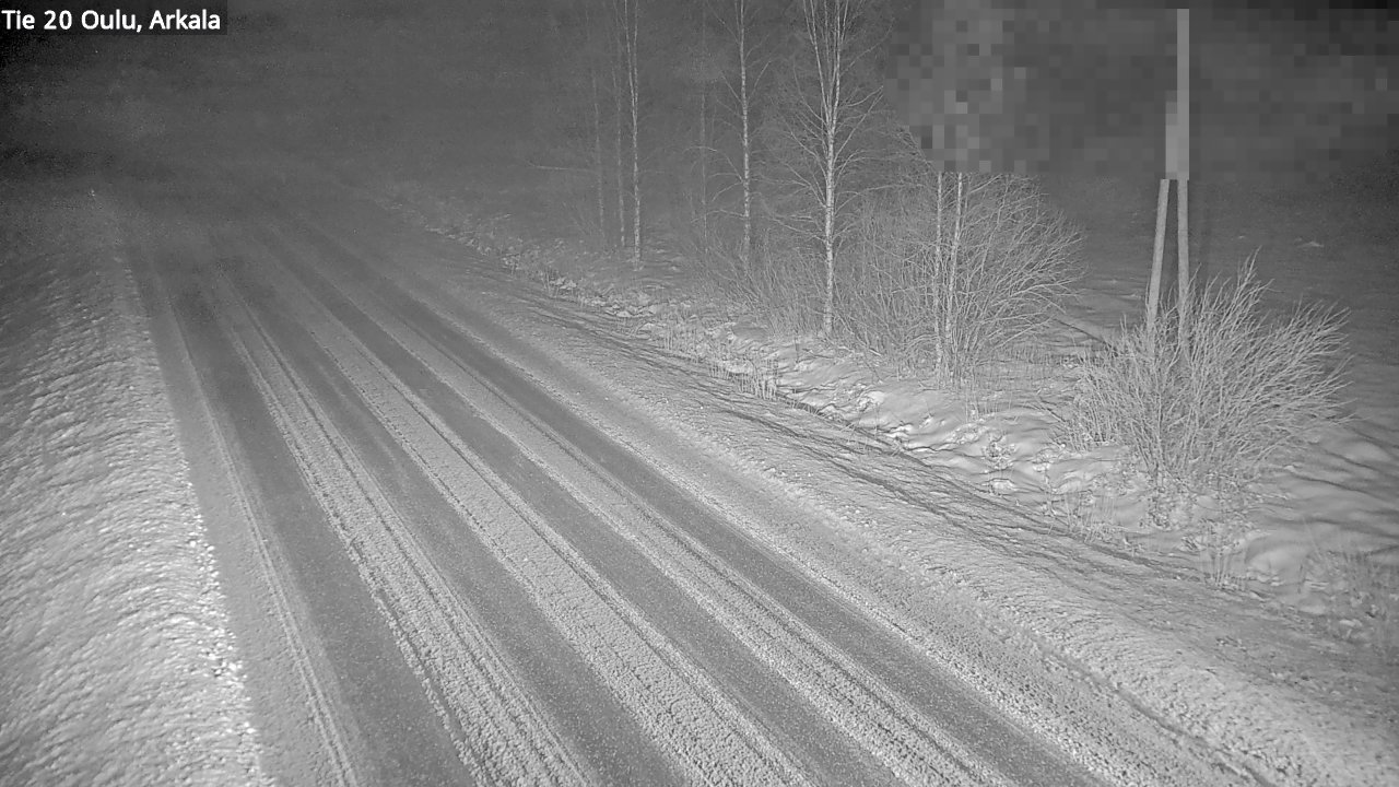 Weather Camera Image Road 20 Oulu, Arkala, Oulu, Pohjois-Pohjanmaa