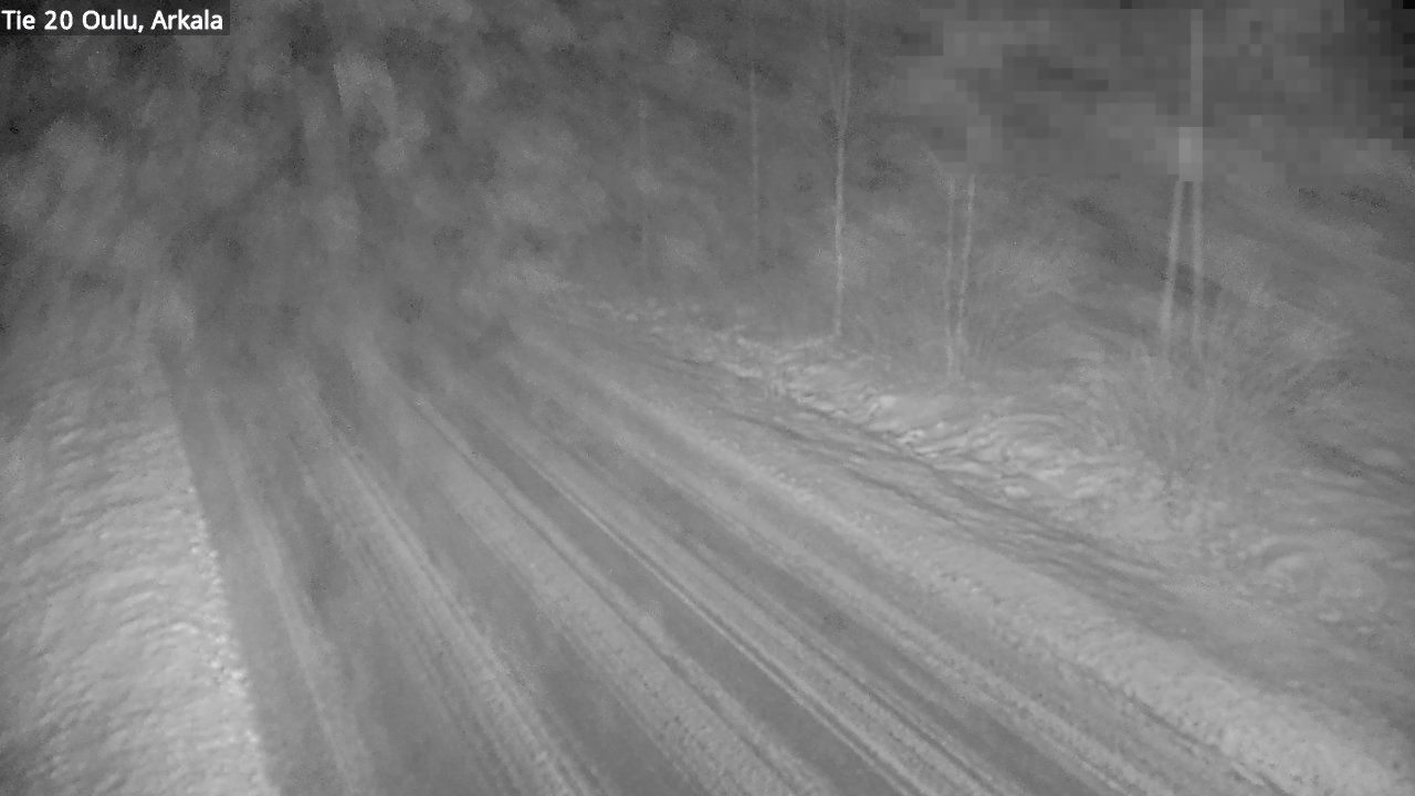 Weather Camera Image Road 20 Oulu, Arkala, Oulu, Pohjois-Pohjanmaa