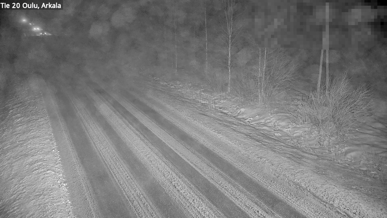 Weather Camera Image Road 20 Oulu, Arkala, Oulu, Pohjois-Pohjanmaa