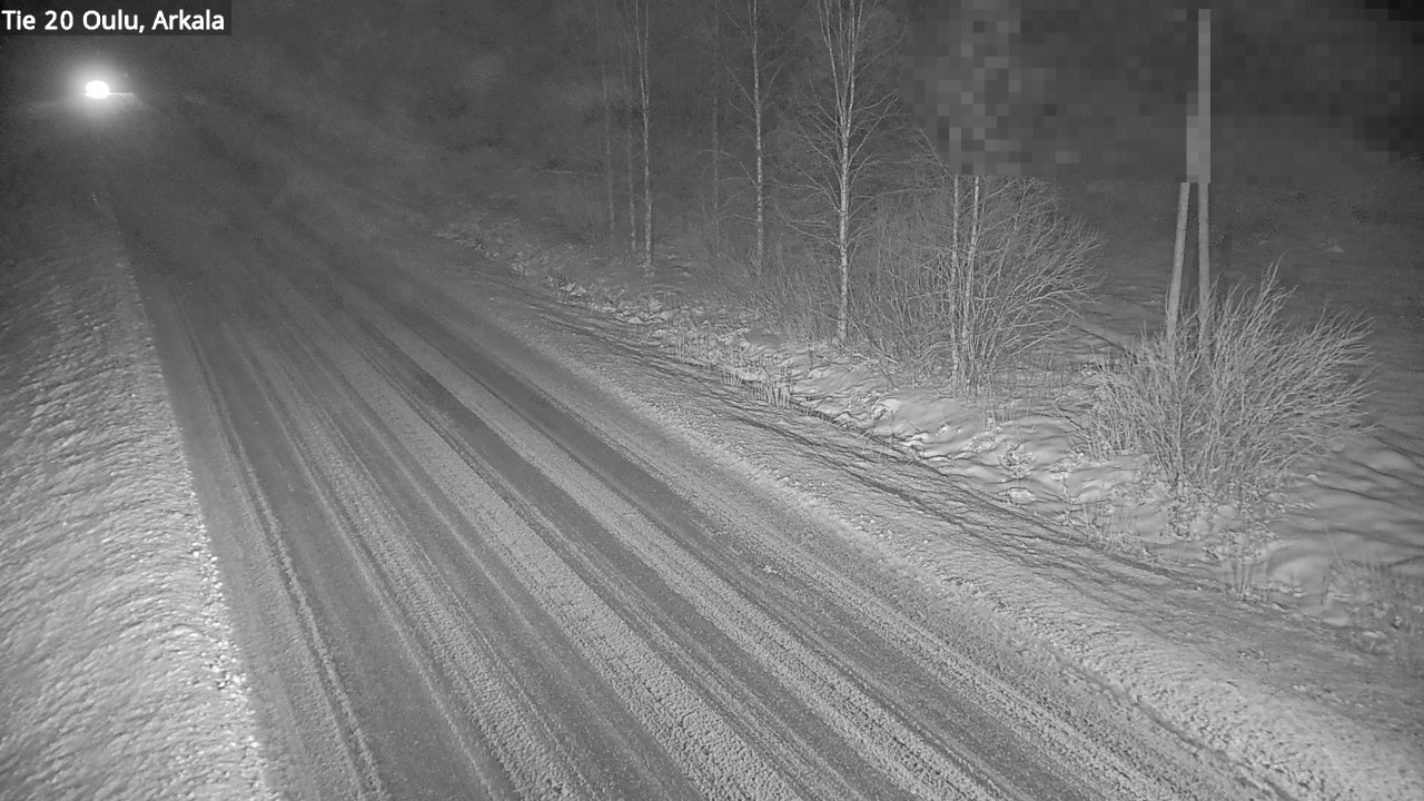 Weather Camera Image Road 20 Oulu, Arkala, Oulu, Pohjois-Pohjanmaa