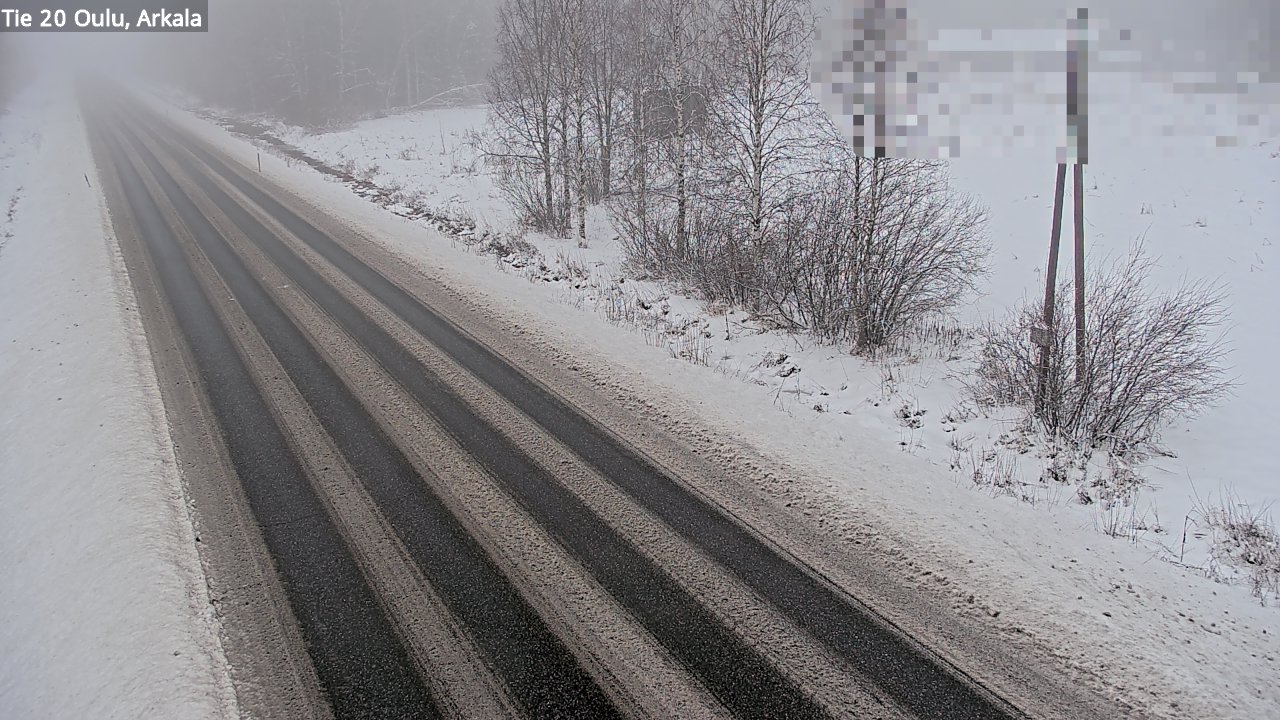 Weather Camera Image Road 20 Oulu, Arkala, Oulu, Pohjois-Pohjanmaa