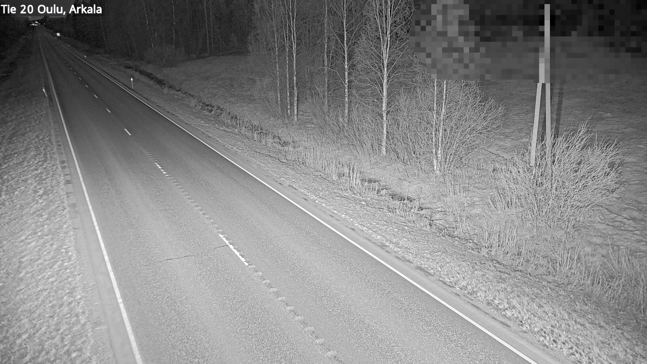 Weather Camera Image Road 20 Oulu, Arkala, Oulu, Pohjois-Pohjanmaa