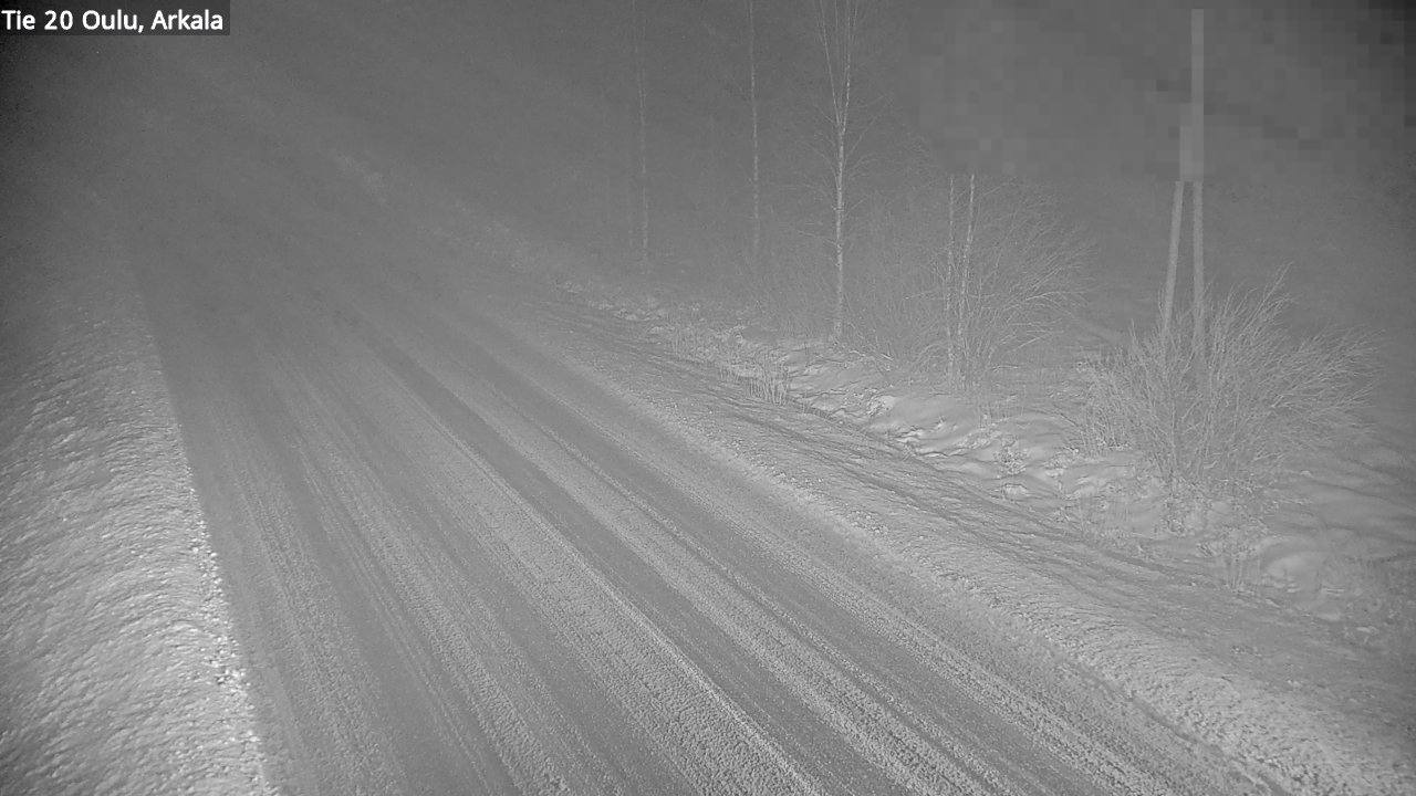Weather Camera Image Road 20 Oulu, Arkala, Oulu, Pohjois-Pohjanmaa