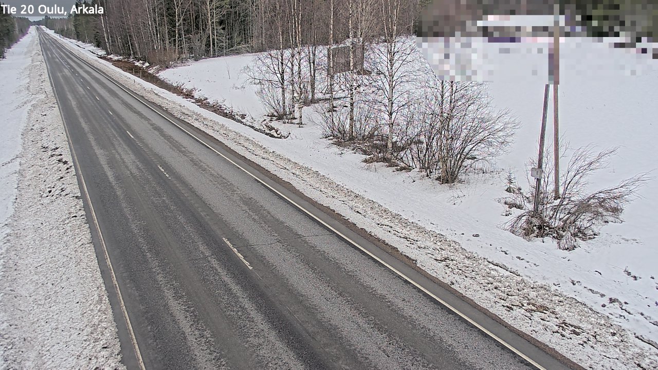 Weather Camera Image Road 20 Oulu, Arkala, Oulu, Pohjois-Pohjanmaa