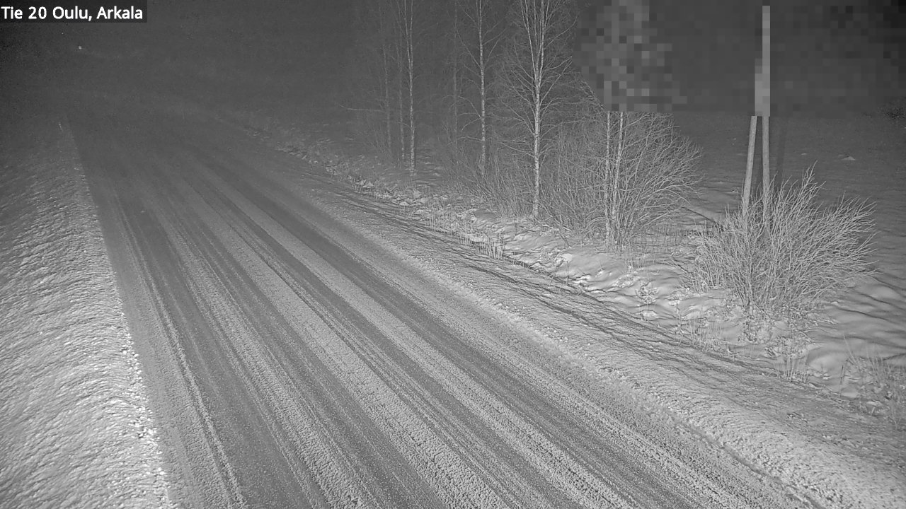 Weather Camera Image Road 20 Oulu, Arkala, Oulu, Pohjois-Pohjanmaa