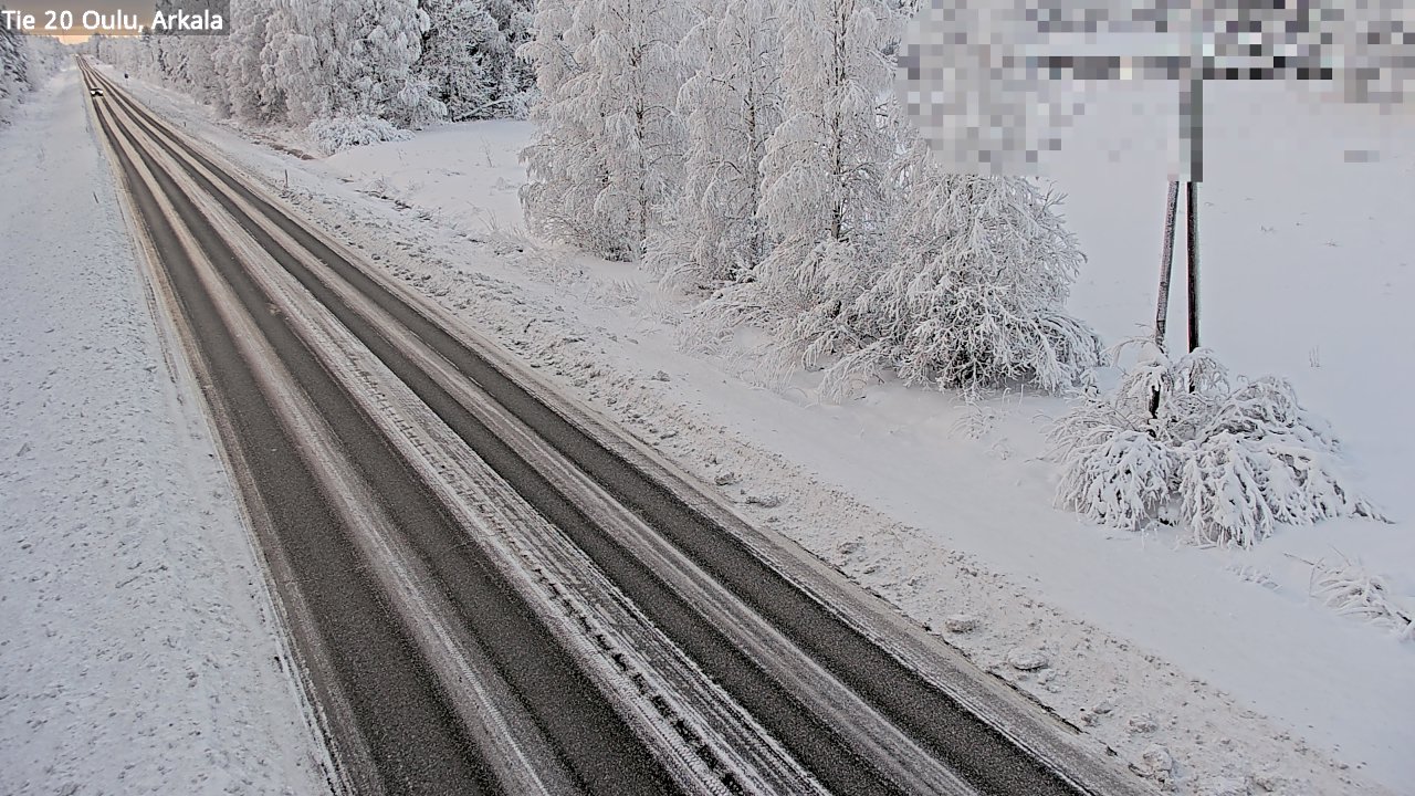 Weather Camera Image Road 20 Oulu, Arkala, Oulu, Pohjois-Pohjanmaa