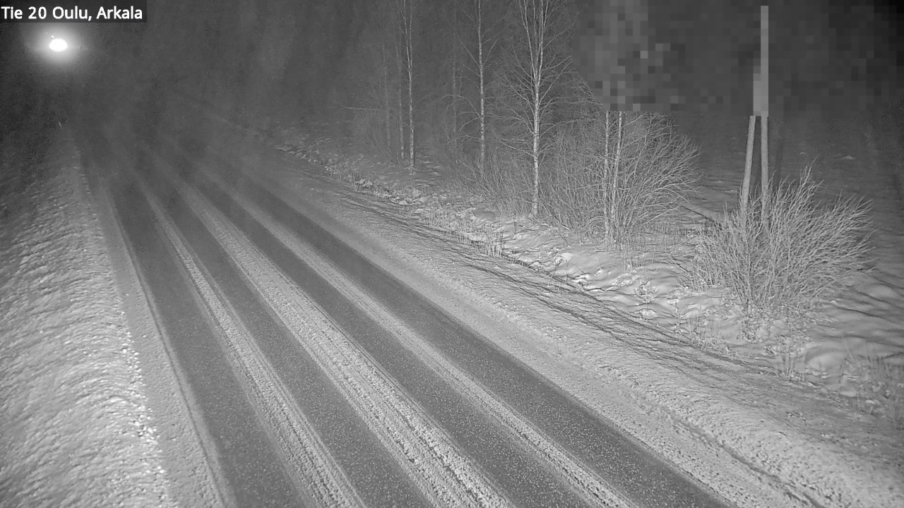 Weather Camera Image Väg 20 Oulu, Arkala, Oulu, Pohjois-Pohjanmaa
