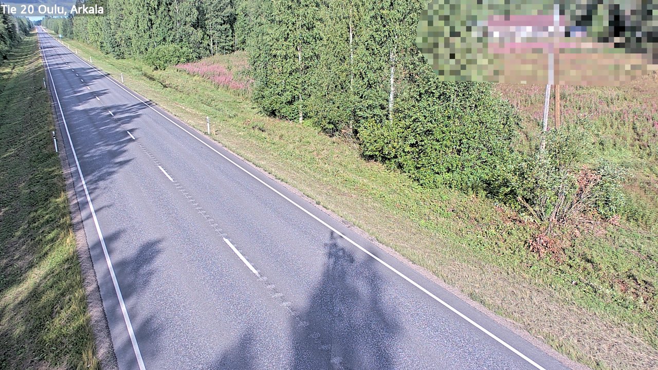 Weather Camera Image Road 20 Oulu, Arkala, Oulu, Pohjois-Pohjanmaa