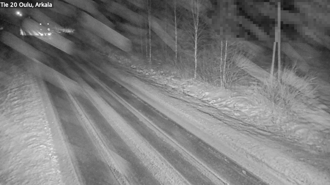 Weather Camera Image Väg 20 Oulu, Arkala, Oulu, Pohjois-Pohjanmaa