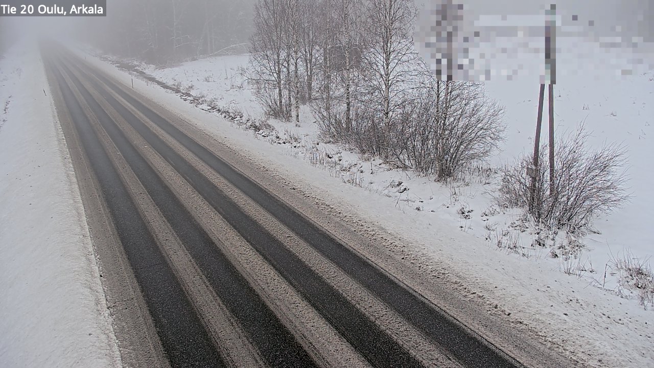 Weather Camera Image Road 20 Oulu, Arkala, Oulu, Pohjois-Pohjanmaa