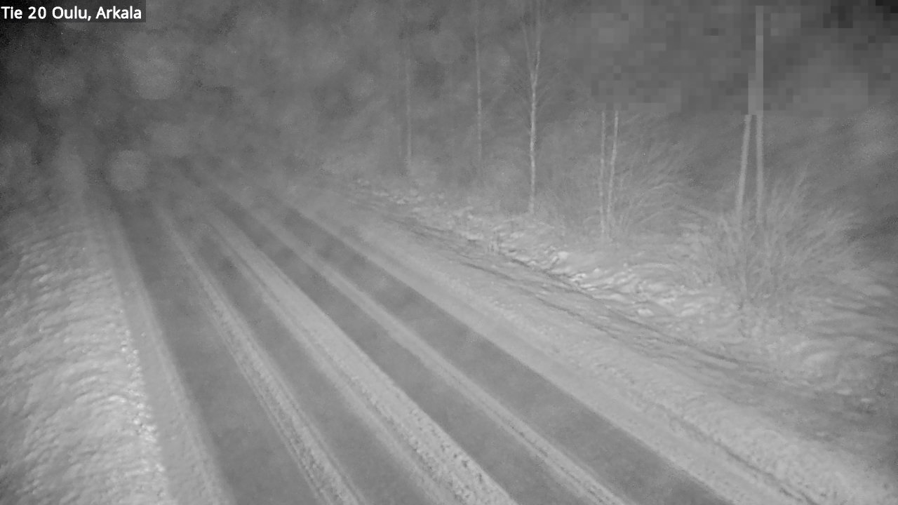 Weather Camera Image Väg 20 Oulu, Arkala, Oulu, Pohjois-Pohjanmaa