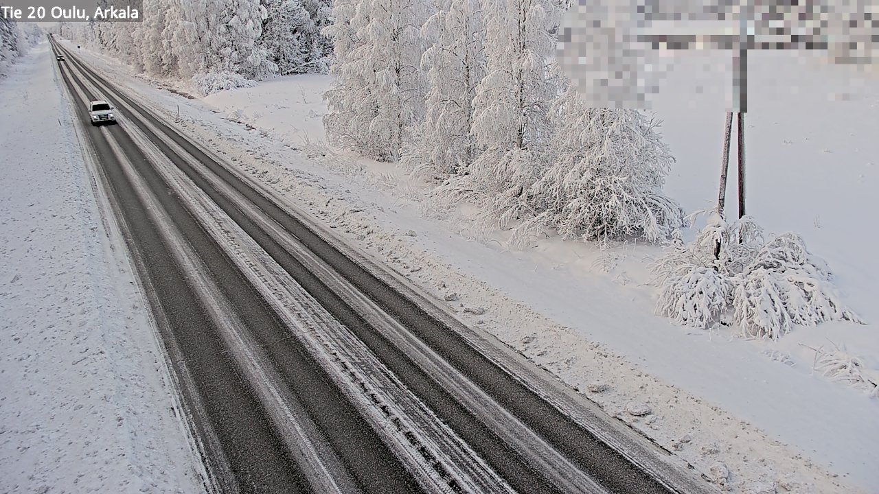Weather Camera Image Road 20 Oulu, Arkala, Oulu, Pohjois-Pohjanmaa