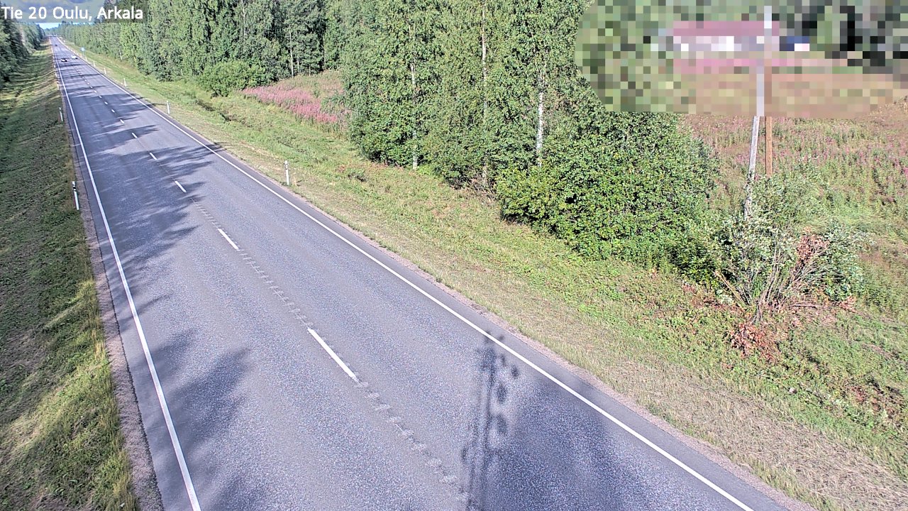 Weather Camera Image Road 20 Oulu, Arkala, Oulu, Pohjois-Pohjanmaa