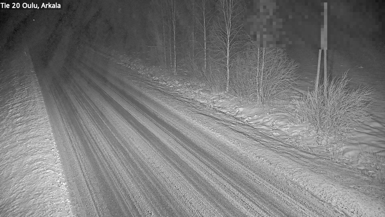 Weather Camera Image Road 20 Oulu, Arkala, Oulu, Pohjois-Pohjanmaa
