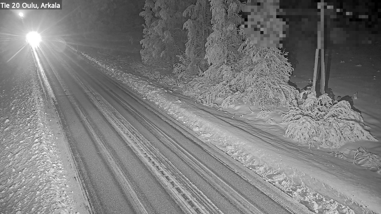 Weather Camera Image Road 20 Oulu, Arkala, Oulu, Pohjois-Pohjanmaa