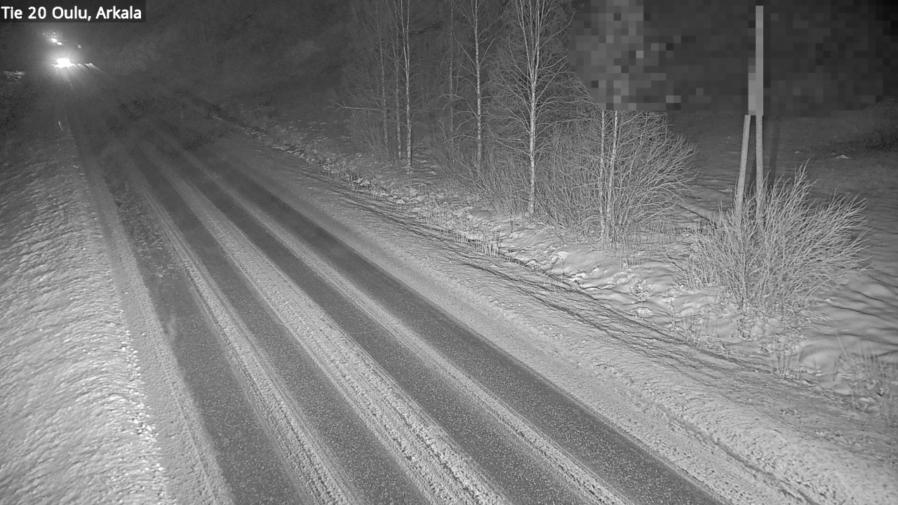 Weather Camera Image Väg 20 Oulu, Arkala, Oulu, Pohjois-Pohjanmaa
