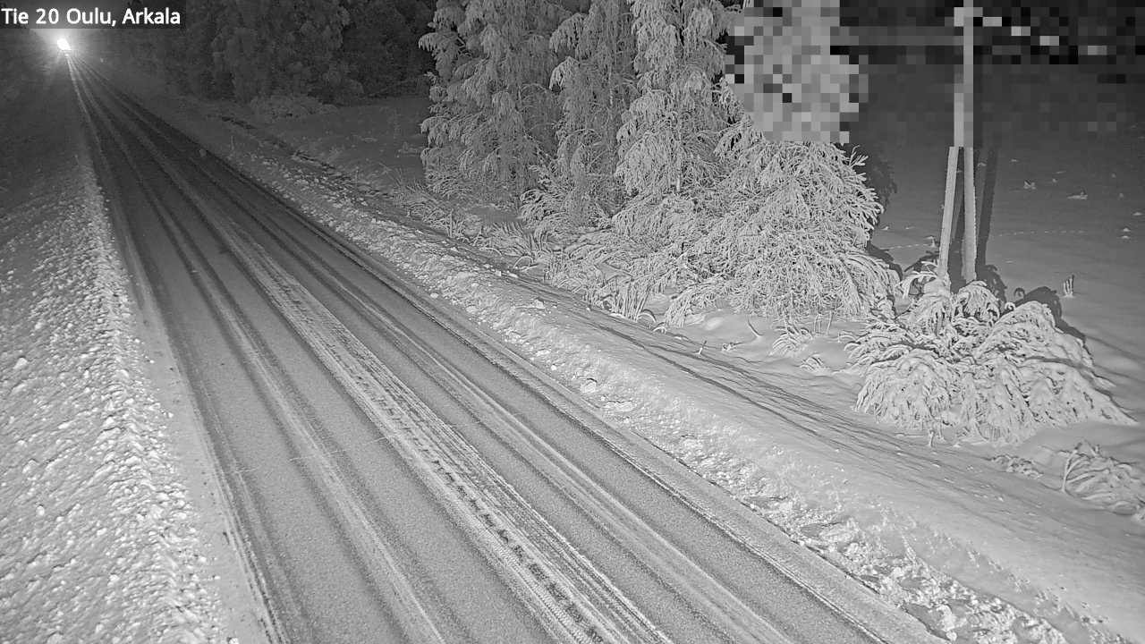 Weather Camera Image Road 20 Oulu, Arkala, Oulu, Pohjois-Pohjanmaa