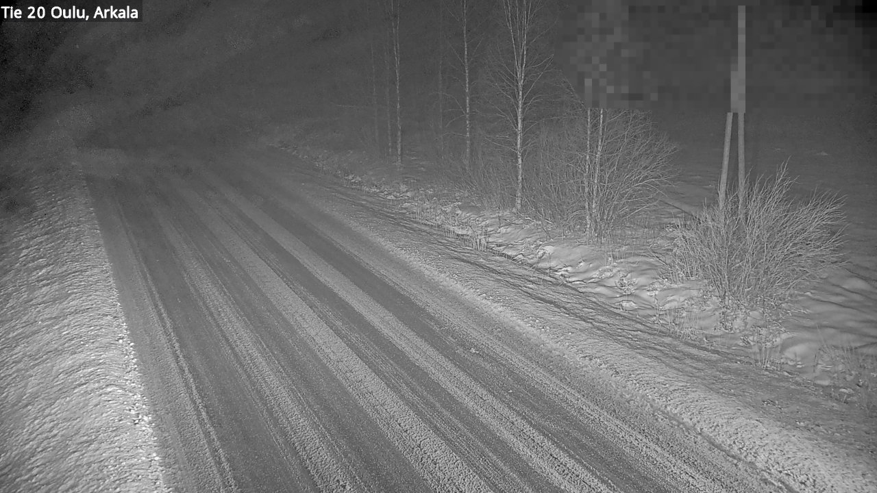 Weather Camera Image Road 20 Oulu, Arkala, Oulu, Pohjois-Pohjanmaa