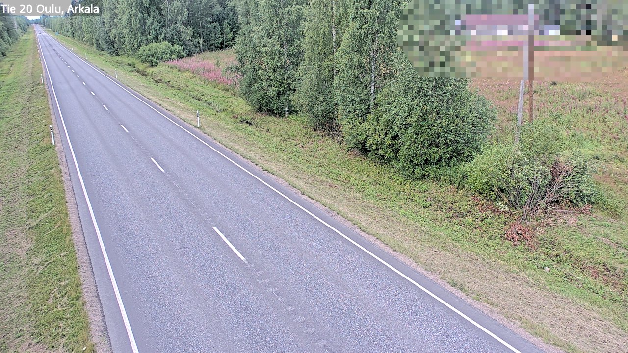 Weather Camera Image Road 20 Oulu, Arkala, Oulu, Pohjois-Pohjanmaa