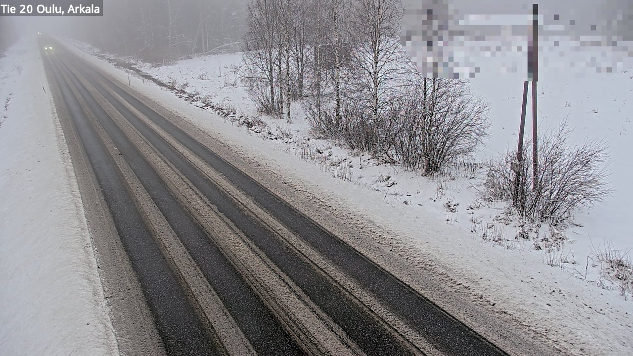 Weather Camera Image Road 20 Oulu, Arkala, Oulu, Pohjois-Pohjanmaa