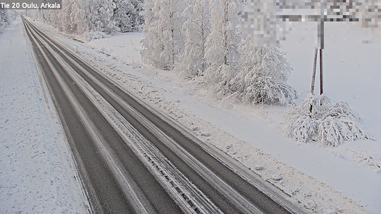 Weather Camera Image Road 20 Oulu, Arkala, Oulu, Pohjois-Pohjanmaa