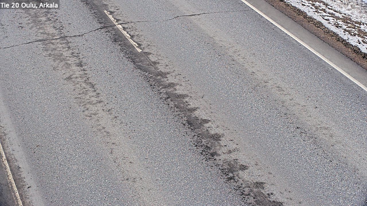 Weather Camera Image Väg 20 Oulu, Arkala, Oulu, Pohjois-Pohjanmaa