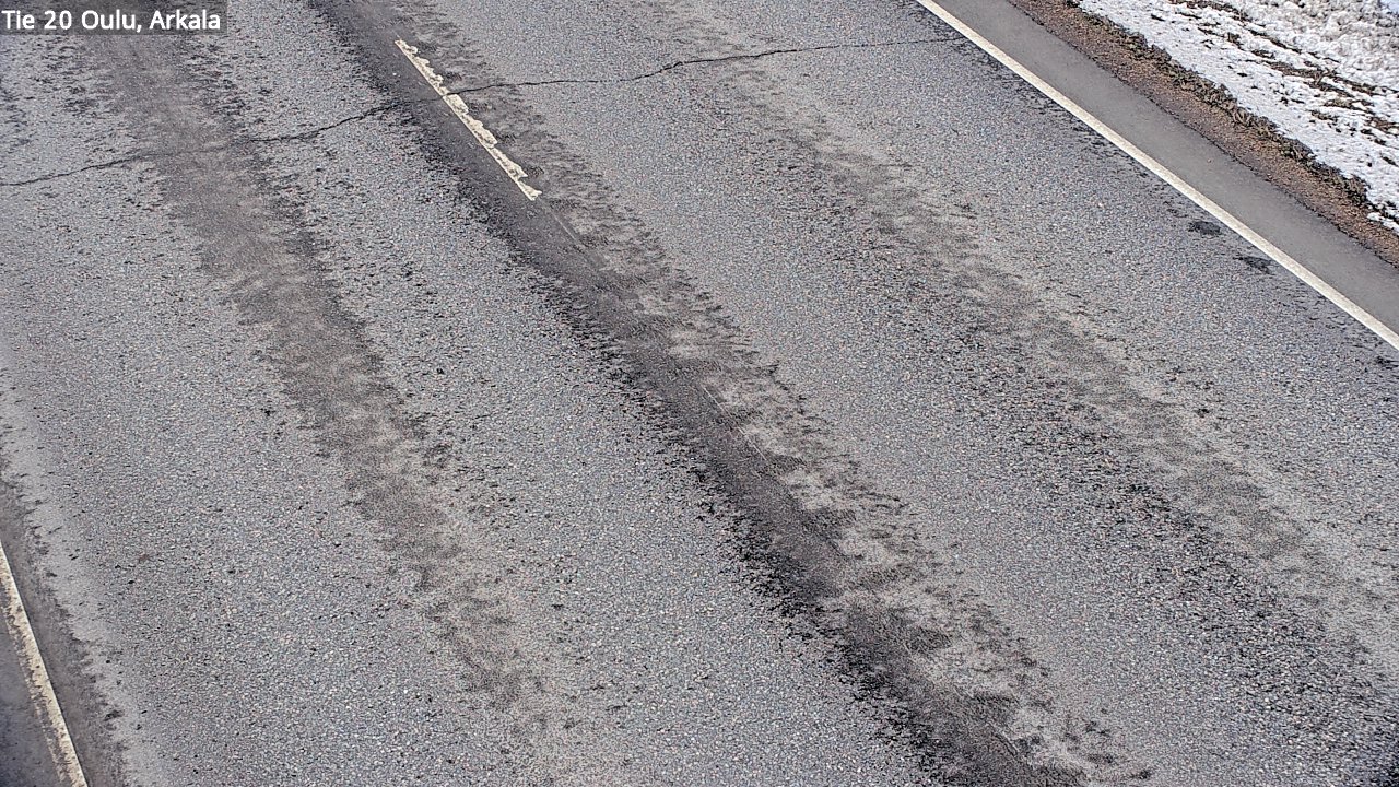 Weather Camera Image Väg 20 Oulu, Arkala, Oulu, Pohjois-Pohjanmaa