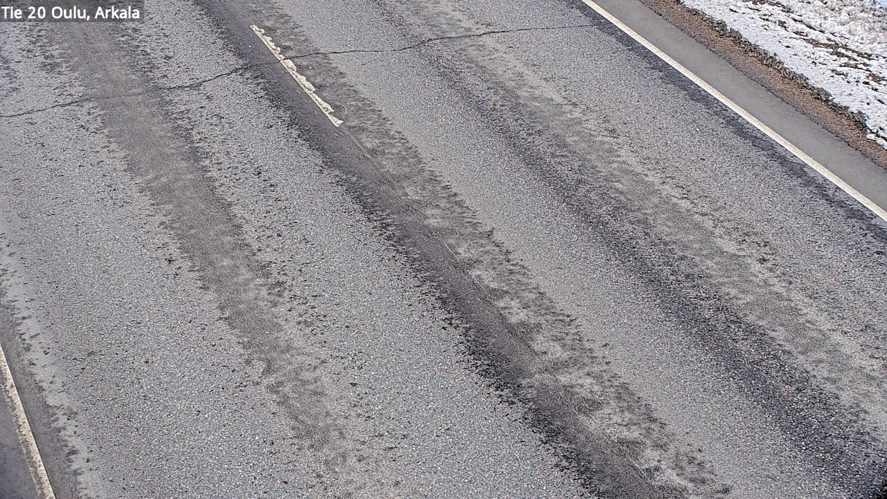 Weather Camera Image Road 20 Oulu, Arkala, Oulu, Pohjois-Pohjanmaa
