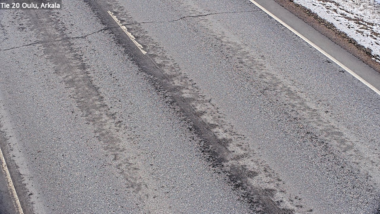 Weather Camera Image Väg 20 Oulu, Arkala, Oulu, Pohjois-Pohjanmaa
