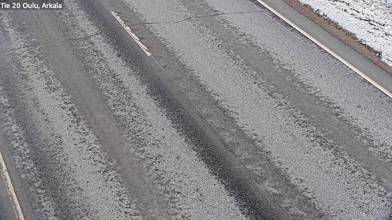 Weather Camera Image Road 20 Oulu, Arkala, Oulu, Pohjois-Pohjanmaa