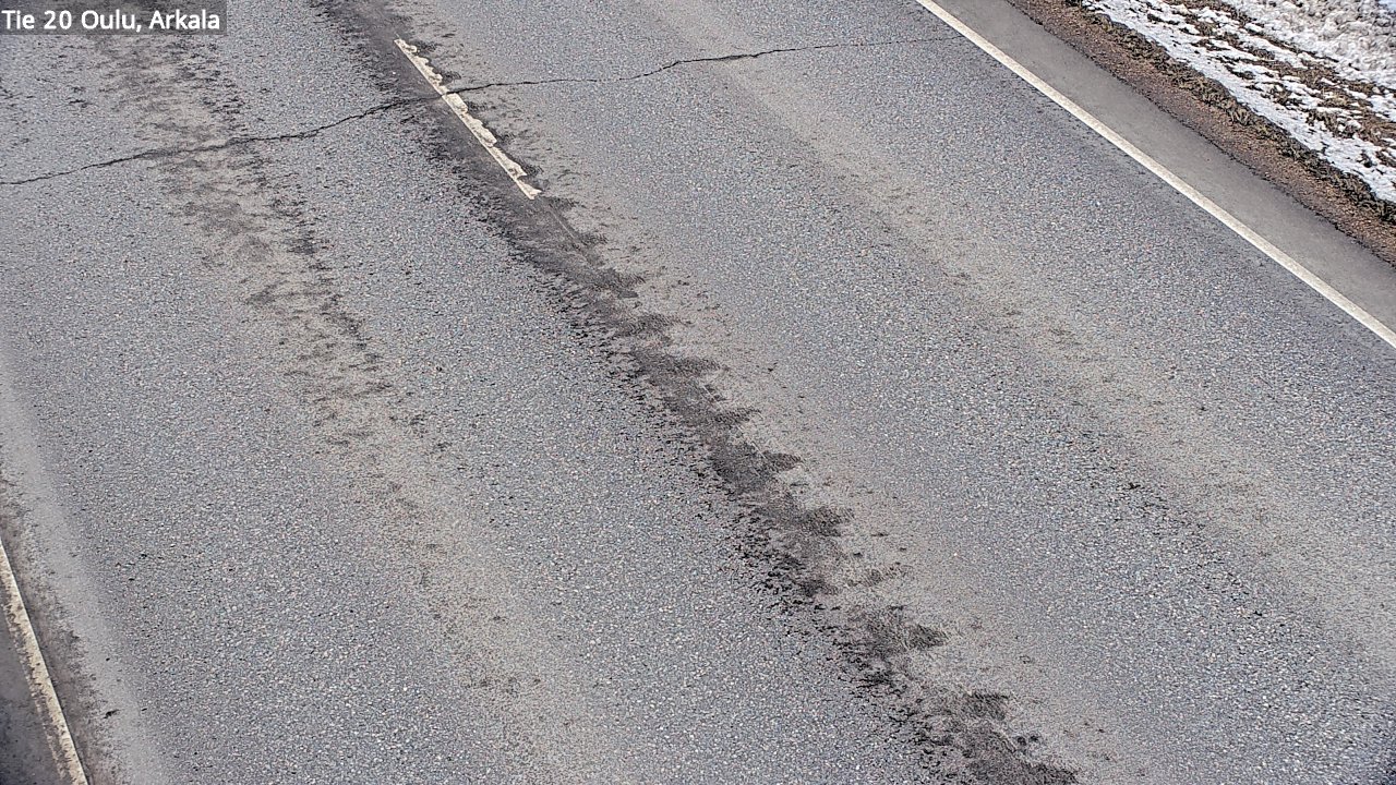 Weather Camera Image Väg 20 Oulu, Arkala, Oulu, Pohjois-Pohjanmaa