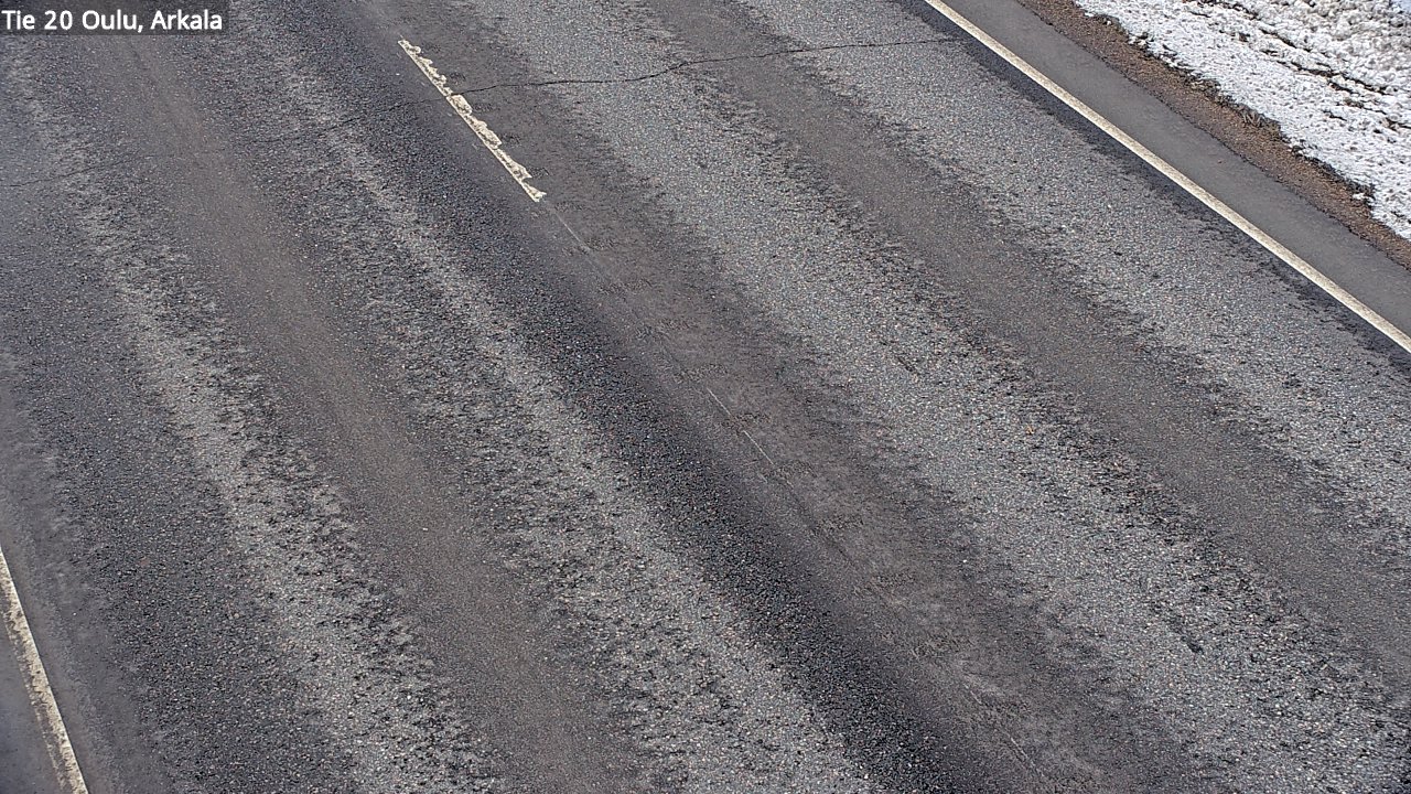 Weather Camera Image Road 20 Oulu, Arkala, Oulu, Pohjois-Pohjanmaa