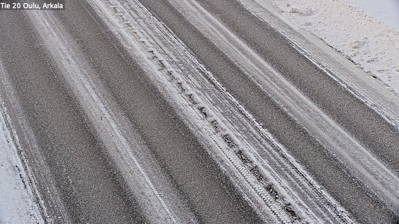 Weather Camera Image Road 20 Oulu, Arkala, Oulu, Pohjois-Pohjanmaa