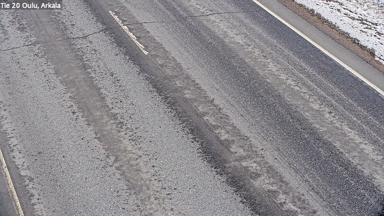 Weather Camera Image Road 20 Oulu, Arkala, Oulu, Pohjois-Pohjanmaa