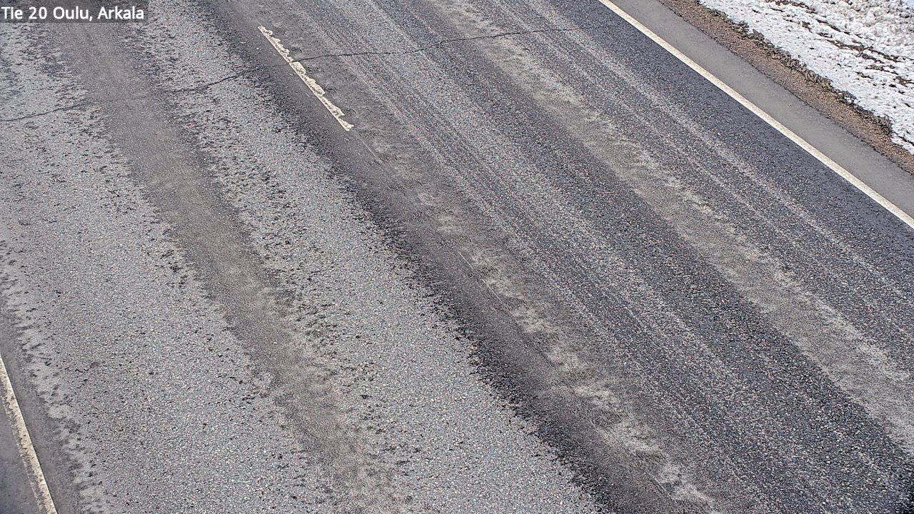 Weather Camera Image Road 20 Oulu, Arkala, Oulu, Pohjois-Pohjanmaa