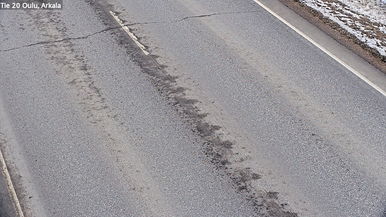 Weather Camera Image Väg 20 Oulu, Arkala, Oulu, Pohjois-Pohjanmaa