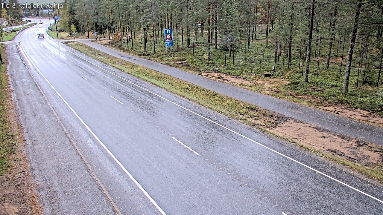 Weather Camera Image Road 8 Kalajoki, Rahja, Kalajoki, Pohjois-Pohjanmaa