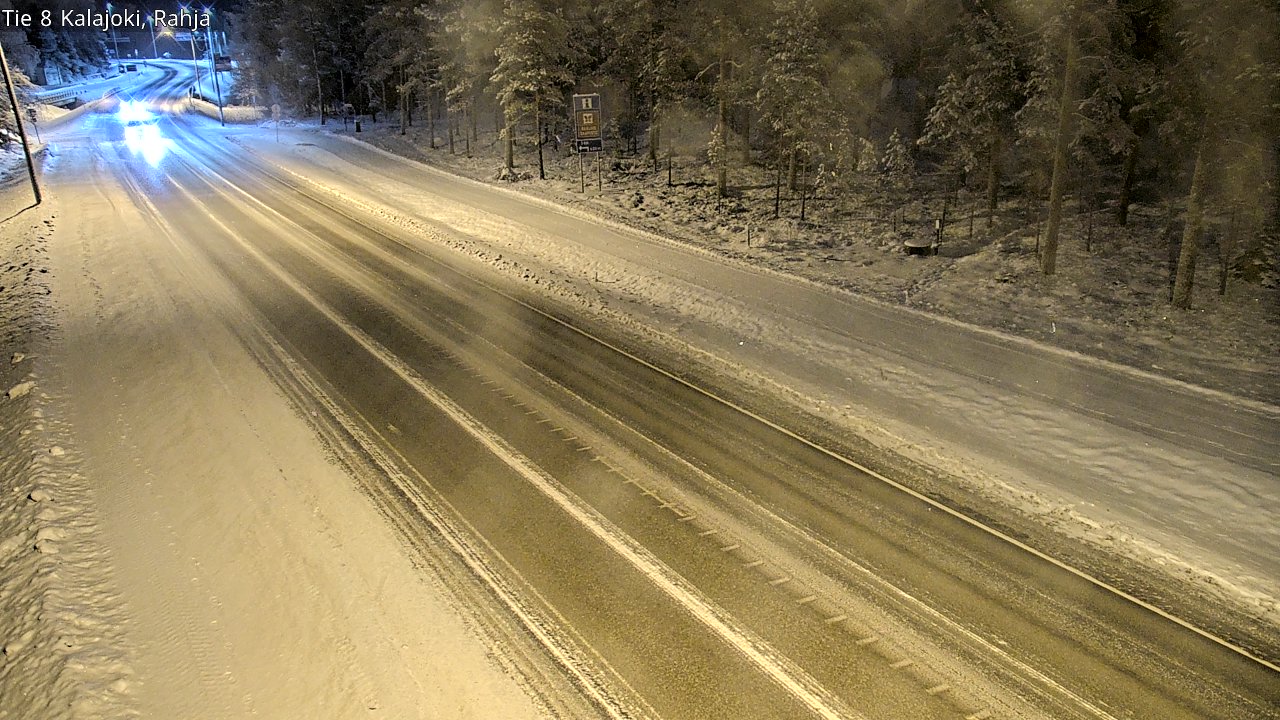 Weather Camera Image Väg 8 Kalajoki, Rahja, Kalajoki, Pohjois-Pohjanmaa
