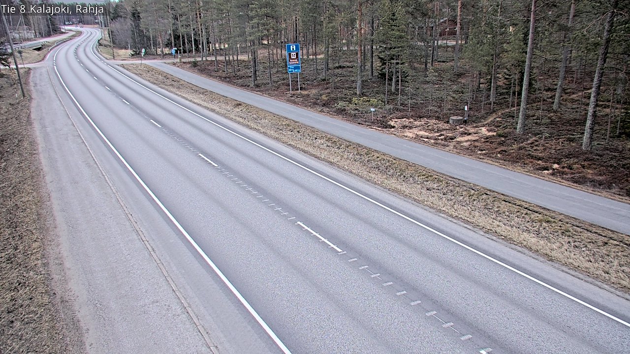 Weather Camera Image Road 8 Kalajoki, Rahja, Kalajoki, Pohjois-Pohjanmaa