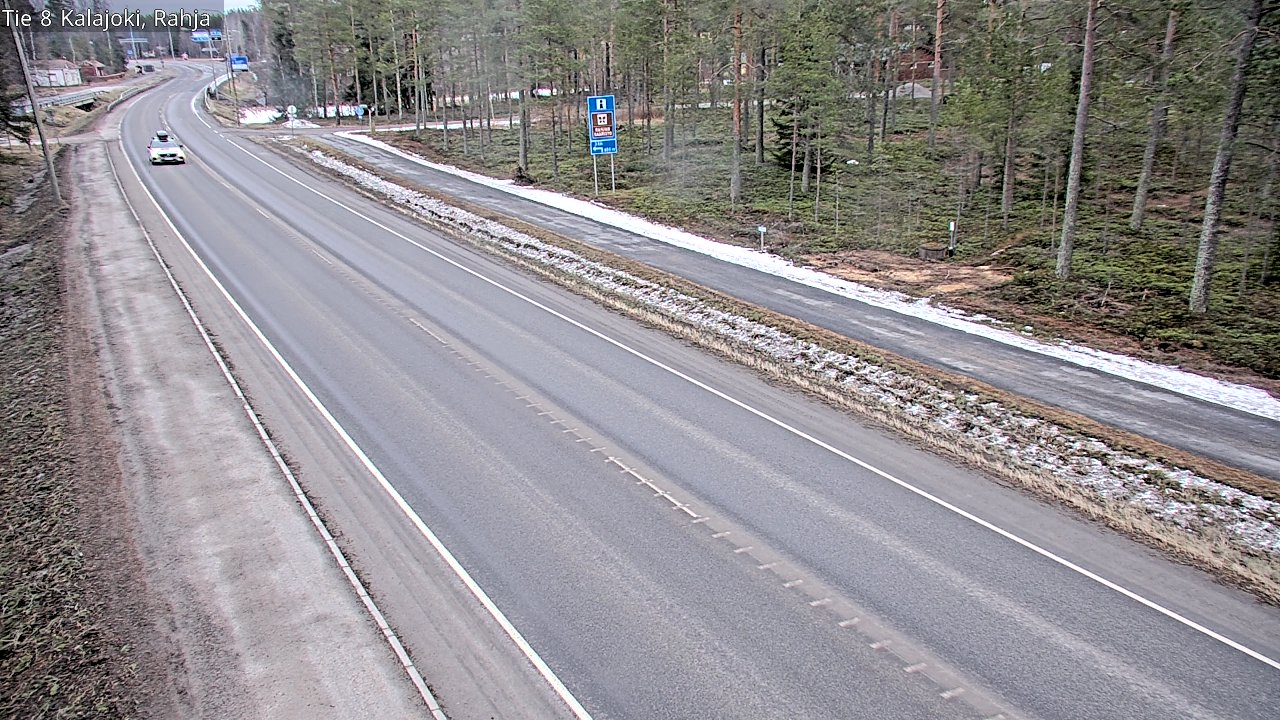 Weather Camera Image Road 8 Kalajoki, Rahja, Kalajoki, Pohjois-Pohjanmaa