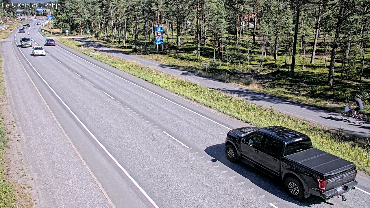 Kelikamerat Kuva Tie 8 Kalajoki, Rahja, Kalajoki, Pohjois-Pohjanmaa