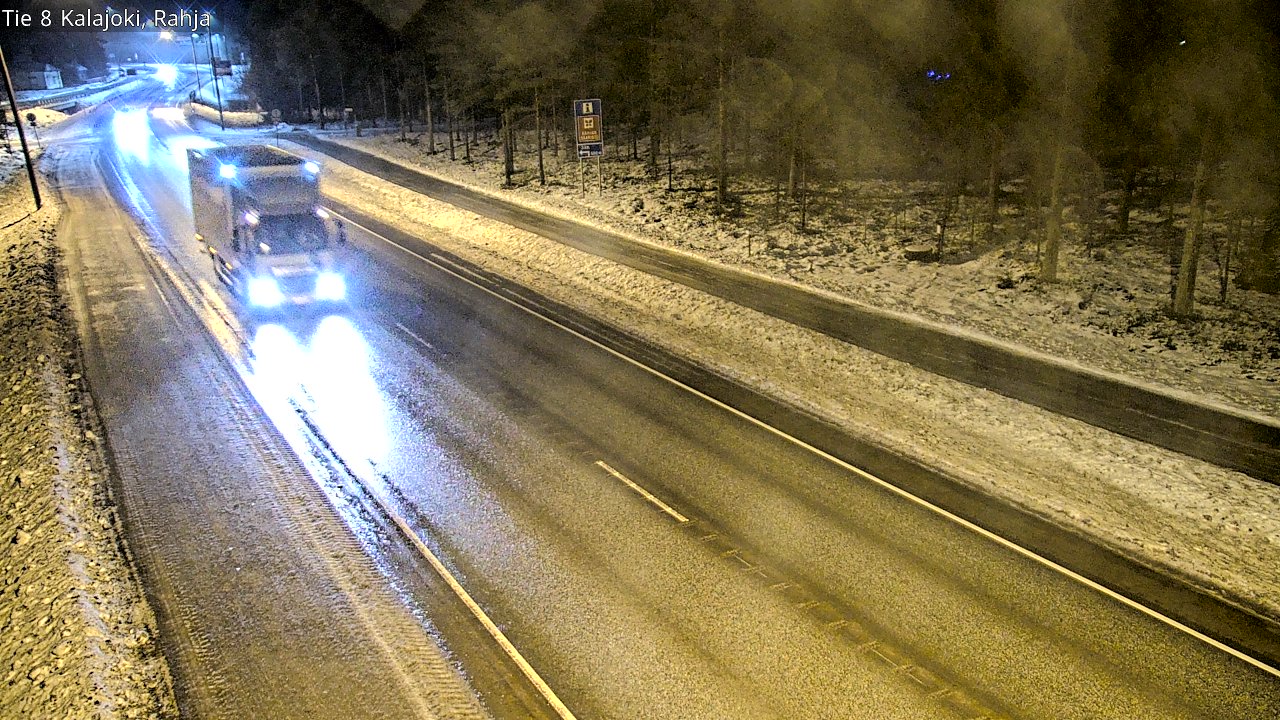 Weather Camera Image Road 8 Kalajoki, Rahja, Kalajoki, Pohjois-Pohjanmaa