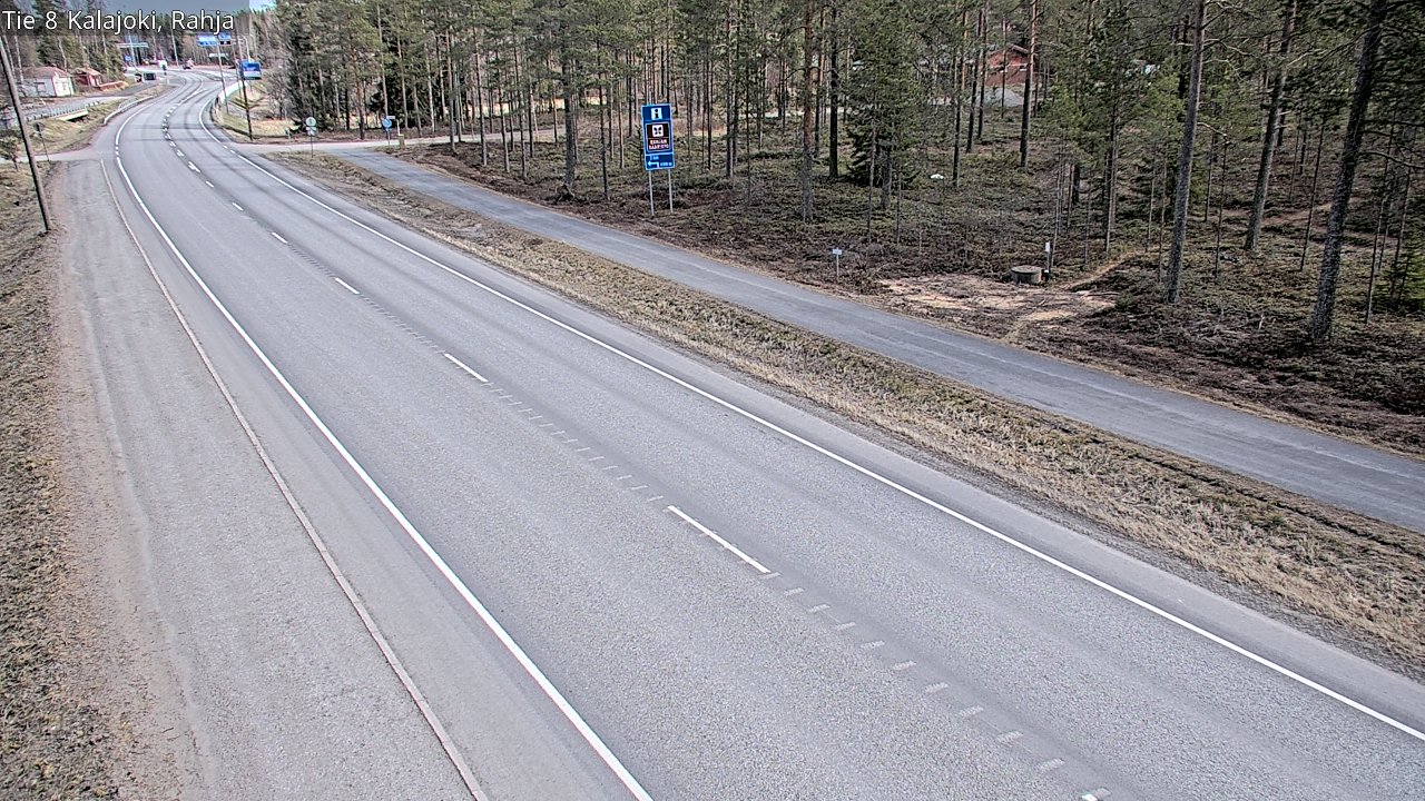 Weather Camera Image Road 8 Kalajoki, Rahja, Kalajoki, Pohjois-Pohjanmaa