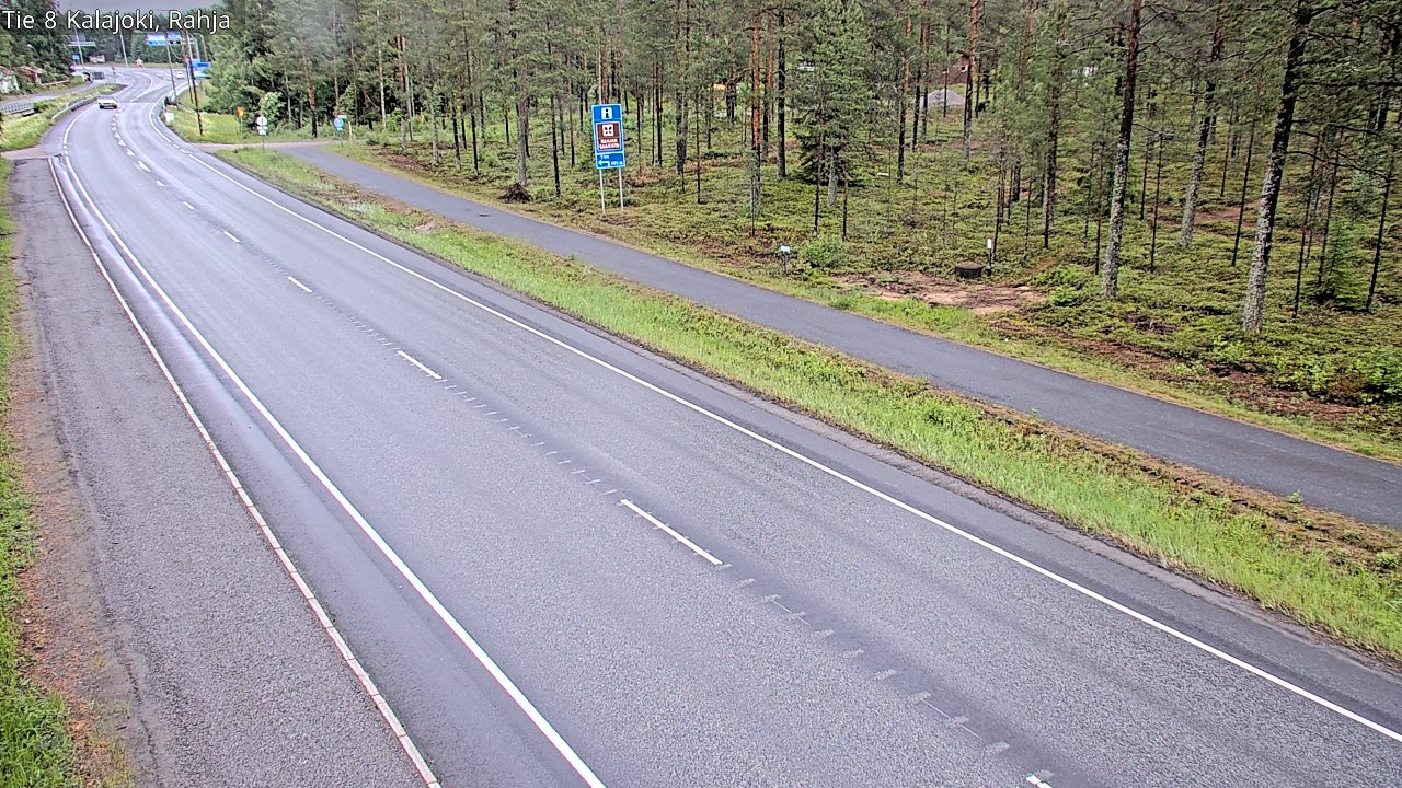 Weather Camera Image Road 8 Kalajoki, Rahja, Kalajoki, Pohjois-Pohjanmaa