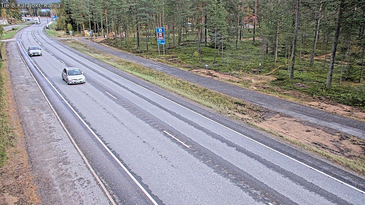 Weather Camera Image Road 8 Kalajoki, Rahja, Kalajoki, Pohjois-Pohjanmaa